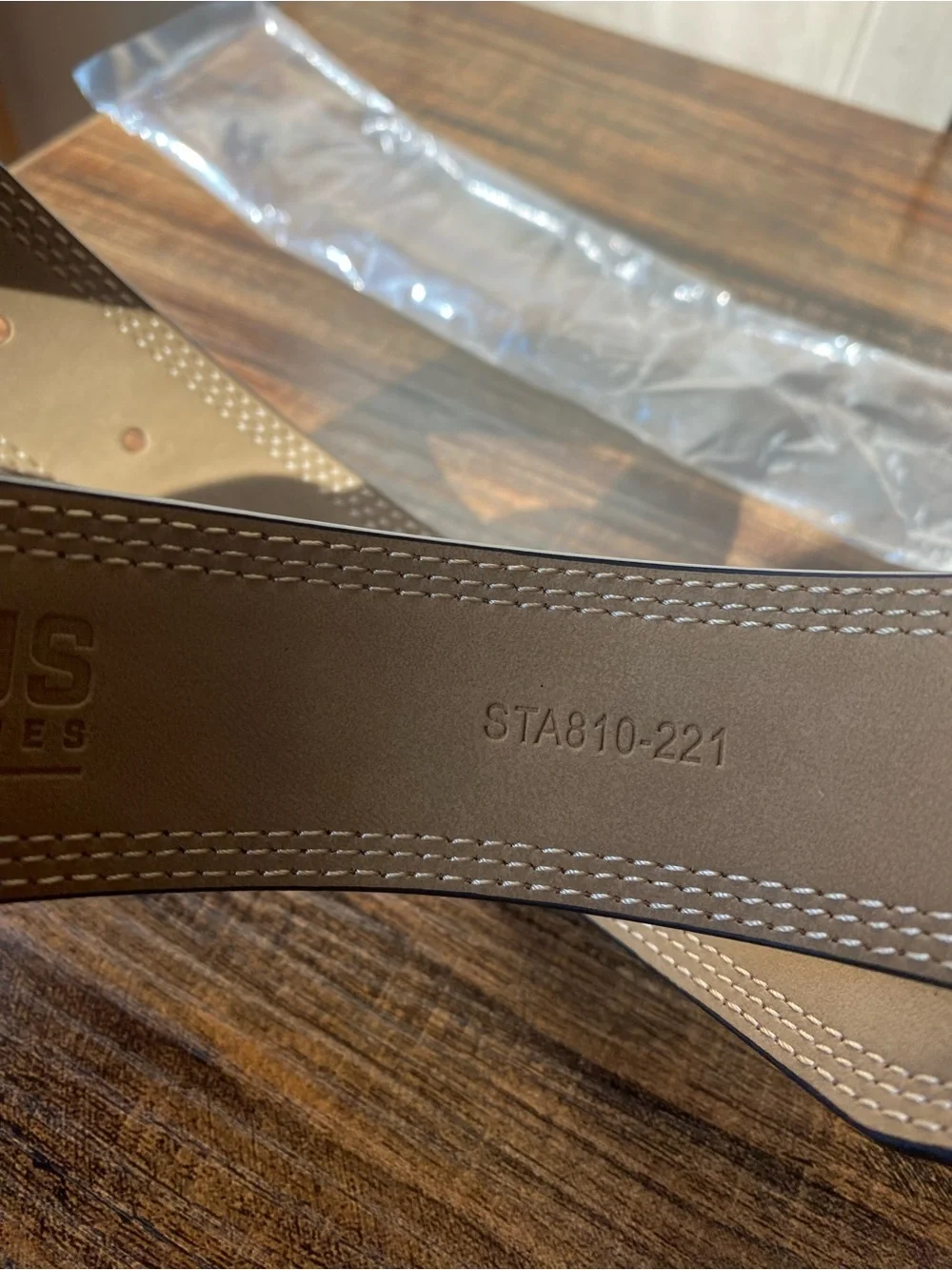 Status Accessories Men’s Leather Belt, 38”